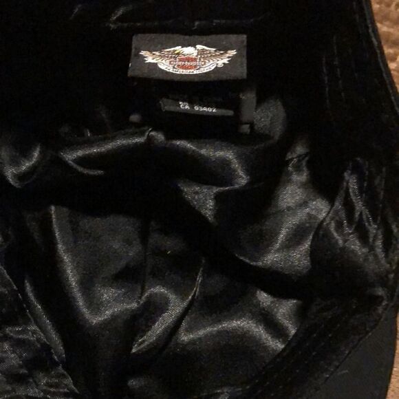 Harley-Davidson Black Logo Newsboy Hat - Picture 3 of 6